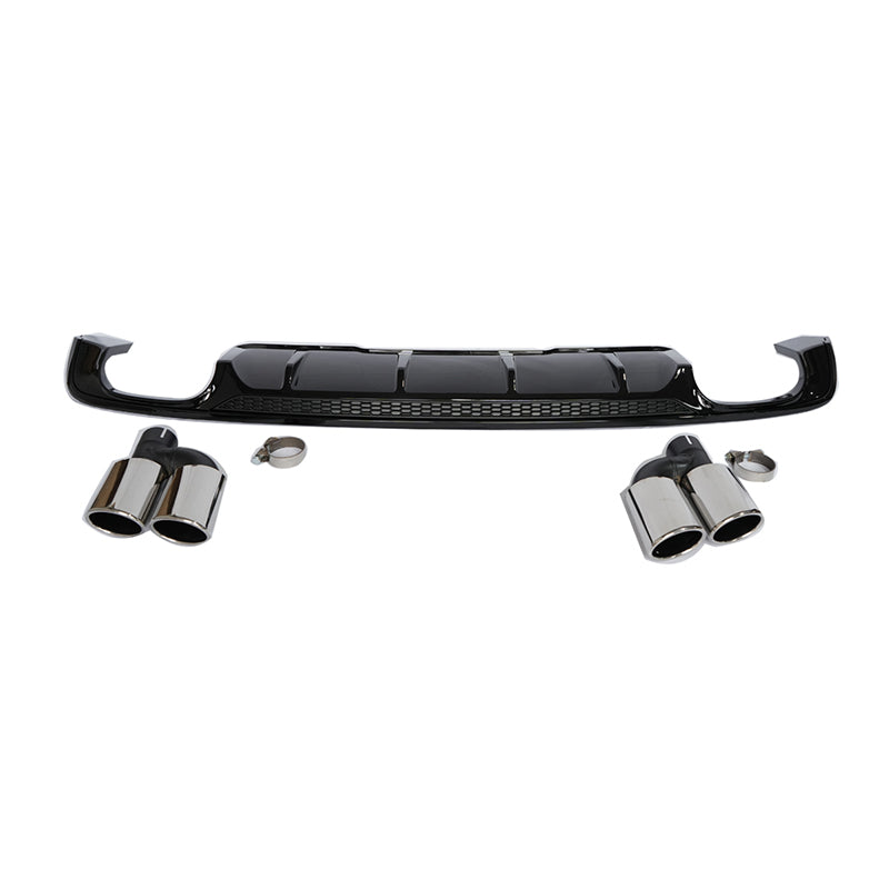 2017-2018 For Audi A4 B9 S5 style rear diffuser kit